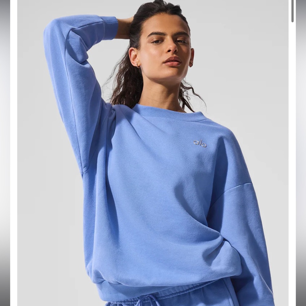 Alo Blue Sweatshirt